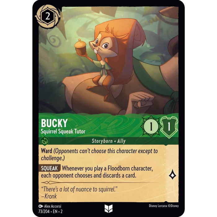 Bucky - Squirrel Squeak Tutor (73/204) [Rise of the Floodborn] - Just $0.05! Shop now at Retro Gaming of Denver