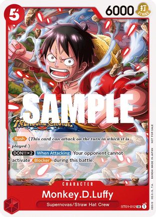 Monkey.D.Luffy (Tournament Pack Vol. 5) (ST01-012) - One Piece Promotion Cards - for just $1.50! 