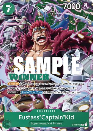 Eustass"Captain"Kid (Winner Pack Vol. 5) (ST02-013) - One Piece Promotion Cards Foil - for just $3.30! 