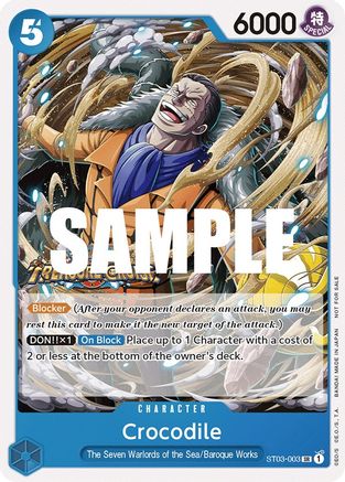 Crocodile (Tournament Pack Vol. 5) (ST03-003) - One Piece Promotion Cards - for just $0.18! 