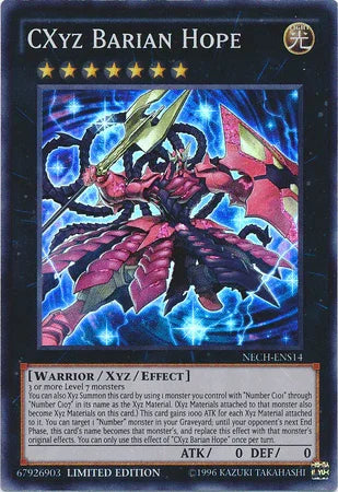 CXyz Barian Hope (SE) [NECH-ENS14] Super Rare - for just $0.15! 