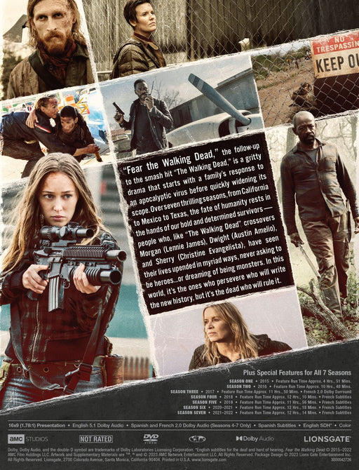 Fear The Walking Dead: The Complete Collection - Limited Edition (DVD) - for just $64.99! 