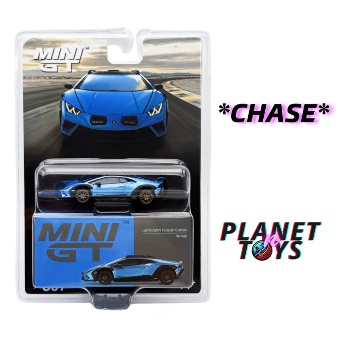 Mini GT 1:64 Lamborghini Huracán Sterrato Blue Aegir #807 - for just $13.99! 