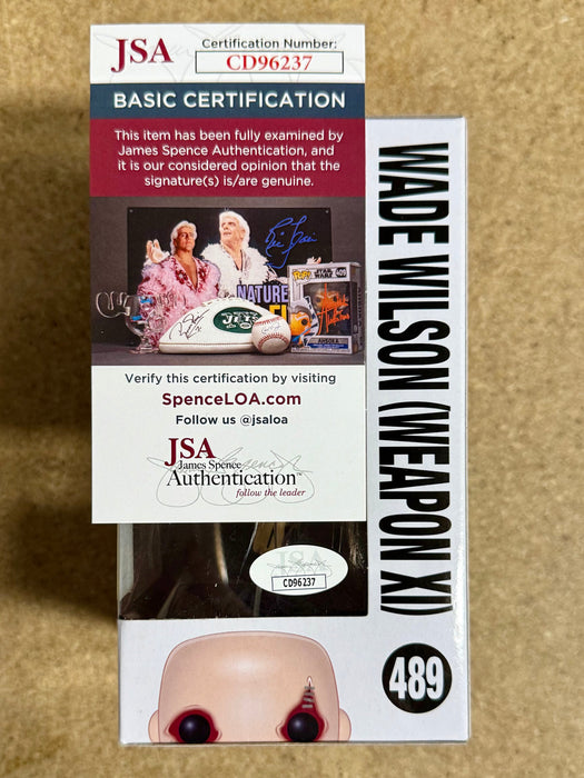 TJ Miller “Weasel” Signed Marvel Wade Wilson (Weapon XI) Funko Pop! #489 SDCC 2021 Vaulted Exclusive JSA COA - for just $85! 