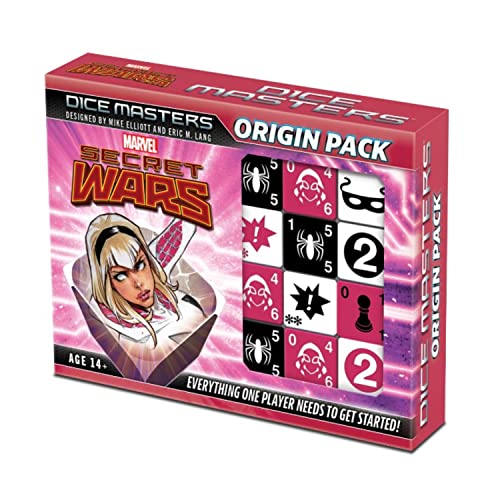 Dice Masters Marvel Secret Wars Origin Pack - Spider-Gwen & Spider-Man - for just $6.99! 