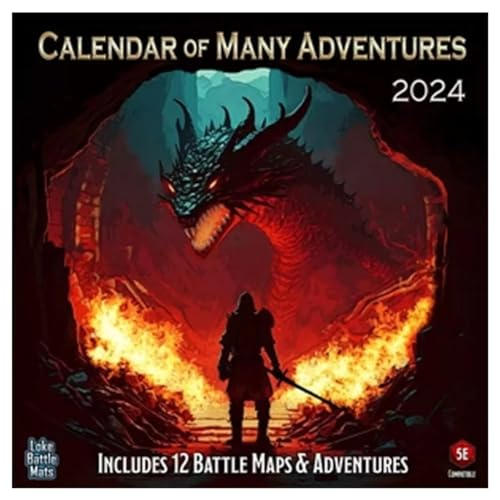 Calendar of Many Adventures 2024 - for just $15.99! 