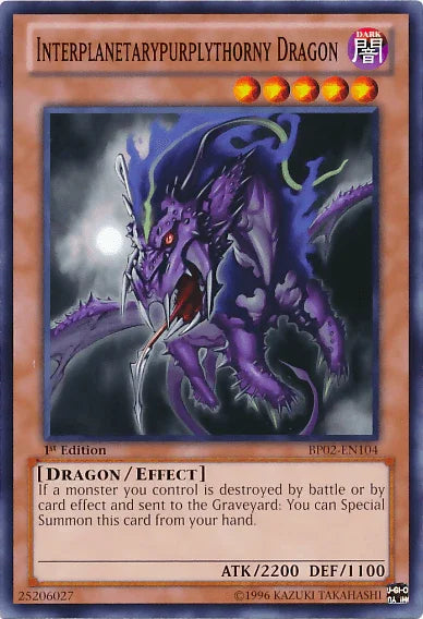 Interplanetarypurplythorny Dragon [BP02-EN104] Common - for just $0.10! 