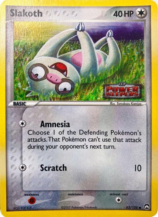 Slakoth (63/108) (Stamped) [EX: Power Keepers] - for just $9.20! 