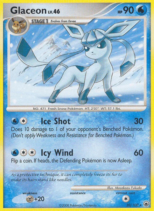 Glaceon (20/100) [Diamond & Pearl: Majestic Dawn] - for just $7! 