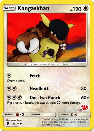 Kangaskhan (55/70) (Charizard Stamp #53) [Battle Academy 2020] - Just $0.10! Shop now at Retro Gaming of Denver