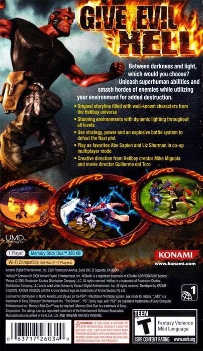 Hellboy: Science of Evil – PlayStation Portable (PSP) - for just $0! 