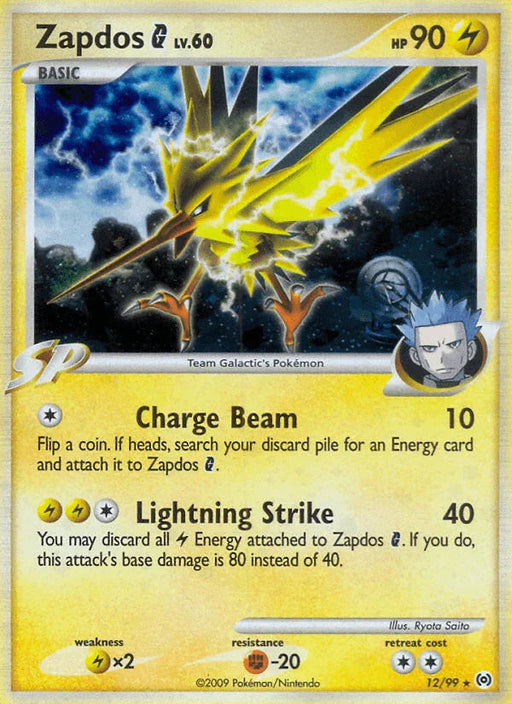 Zapdos G (12/99) [Platinum: Arceus] - for just $6.95! 