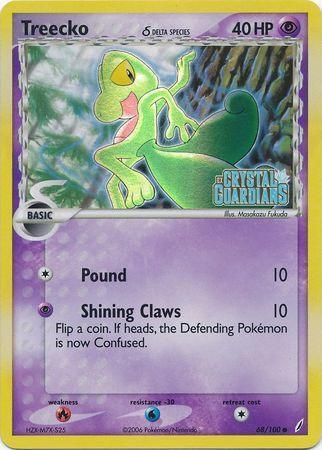 Treecko (68/100) (Delta Species) (Stamped) [EX: Crystal Guardians] - for just $15.15! 