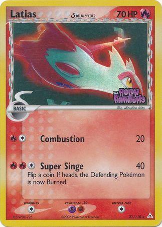 Latias (21/110) (Delta Species) (Stamped) [EX: Holon Phantoms] - for just $43.75! 