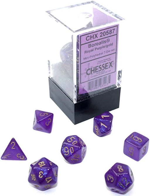 Chessex: Polyhedral Borealis Dice sets - 10mm - for just $5.98! 