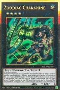 Zoodiac Chakanine [MAGO-EN037] Gold Rare - for just $0.20! 