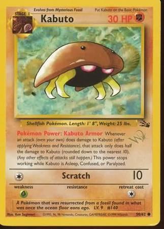 Kabuto (50/62) (W Stamped Promo) [Fossil Unlimited] - for just $26.75! 