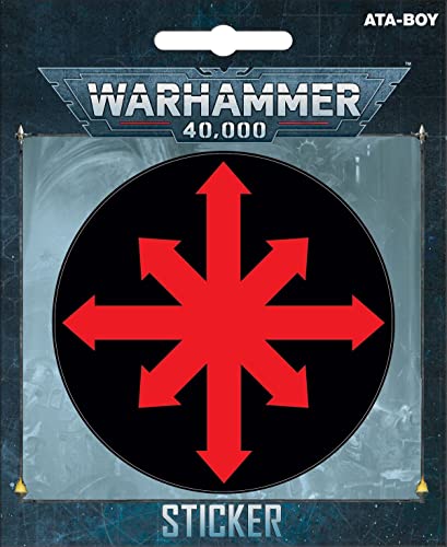 Warhammer 40K: Chaos Star Sticker - Just $3! Shop at the Best Retro Game Store Retro Gaming of Denver