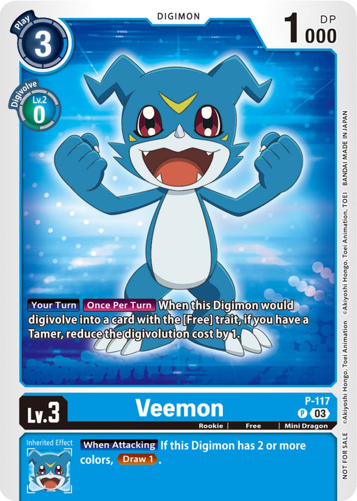 Veemon [P-117] (NYCC 2023 Demo Deck) [Promotional Cards] - Just $0.09! Shop now at Retro Gaming of Denver