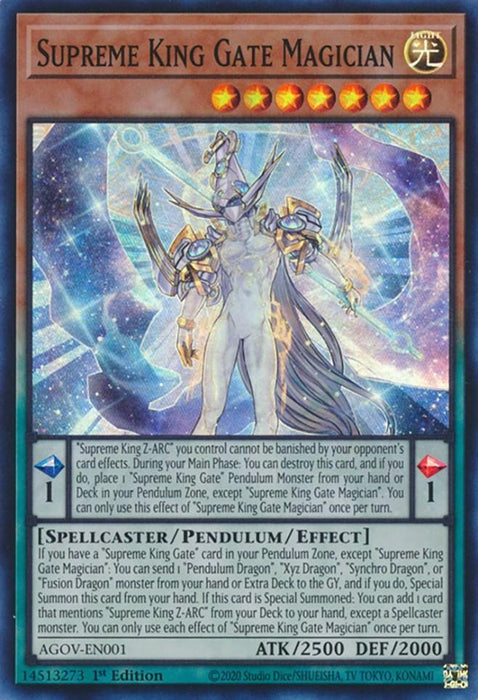 Supreme King Gate Magician [AGOV-EN001] Super Rare - for just $0.85! 