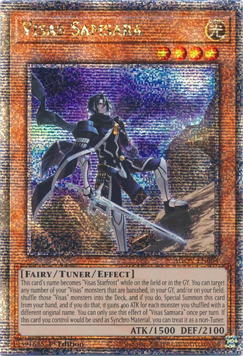 Visas Samsara (Quarter Century Secret Rare) [AGOV-EN004] Quarter Century Secret Rare - for just $6.05! 