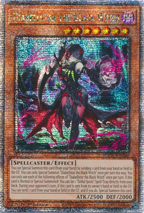 Diabellstar the Black Witch (Quarter Century Secret Rare) [AGOV-EN006] Quarter Century Secret Rare - for just $29.55! 