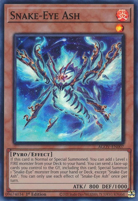 Snake-Eye Ash [AGOV-EN007] Super Rare - for just $1.05! 
