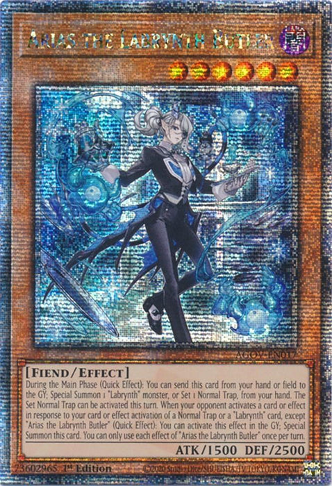 Arias the Labrynth Butler (Quarter Century Secret Rare) [AGOV-EN017] Quarter Century Secret Rare - for just $31.90! 