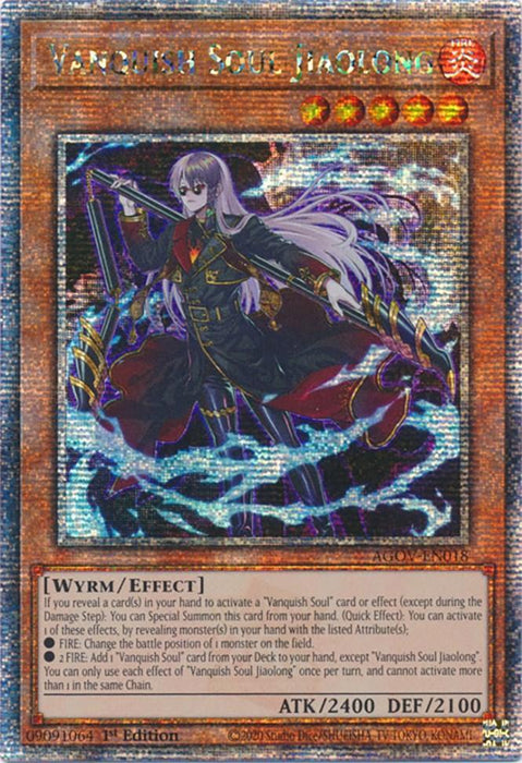 Vanquish Soul Jiaolong (Quarter Century Secret Rare) [AGOV-EN018] Quarter Century Secret Rare - for just $36.55! 