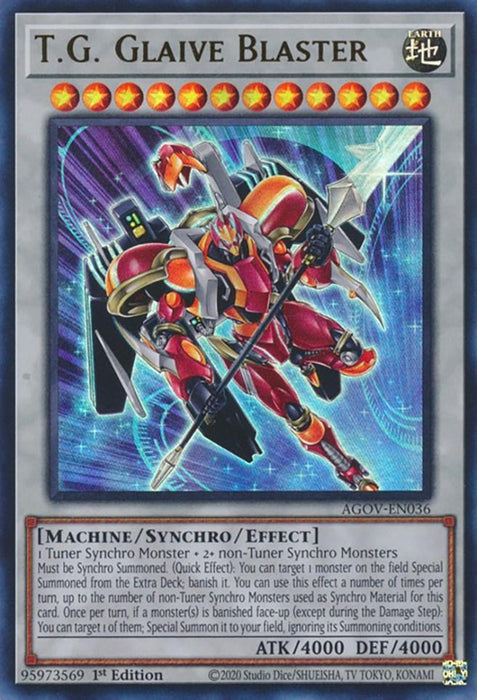 T.G. Glaive Blaster [AGOV-EN036] Ultra Rare - for just $0.10! 