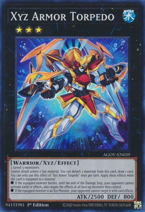 Xyz Armor Torpedo [AGOV-EN039] Super Rare - for just $0.30! 