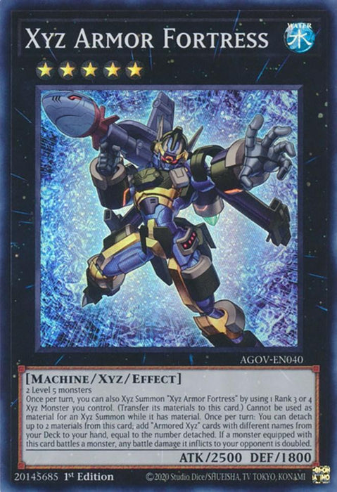 Xyz Armor Fortress [AGOV-EN040] Super Rare - for just $0.25! 