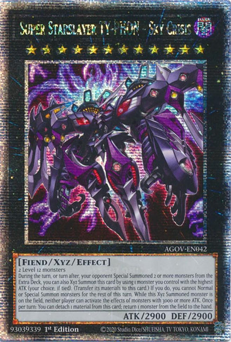 Super Starslayer TY-PHON - Sky Crisis (Quarter Century Secret Rare) [AGOV-EN042] Quarter Century Secret Rare - for just $33.70! 