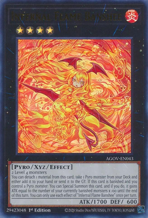 Infernal Flame Banshee [AGOV-EN043] Ultra Rare - for just $0.95! 