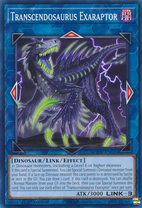 Transcendosaurus Exaraptor [AGOV-EN044] Common - for just $0.10! 