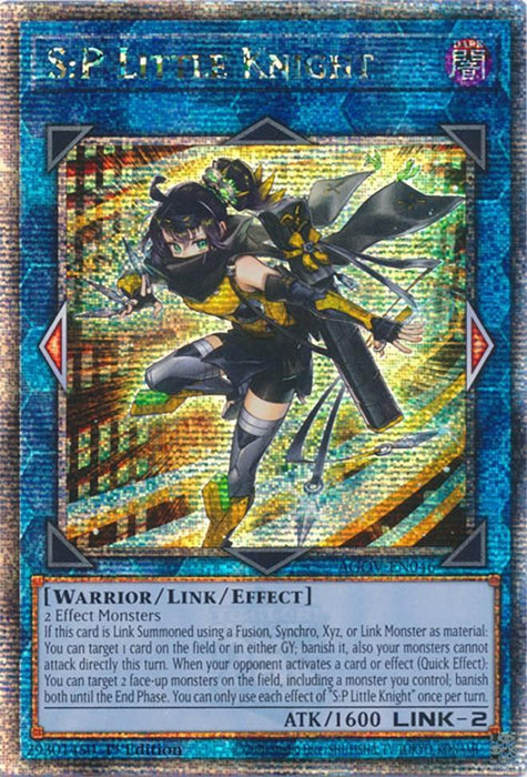 S:P Little Knight (Quarter Century Secret Rare) [AGOV-EN046] Quarter Century Secret Rare - for just $54.10! 