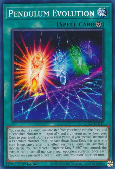 Pendulum Evolution [AGOV-EN047] Common - for just $0.10! 
