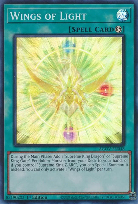 Wings of Light [AGOV-EN048] Super Rare - for just $0.20! 
