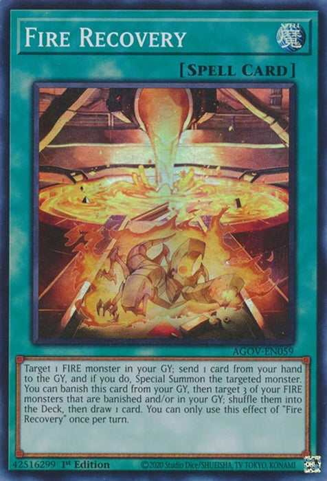 Fire Recovery [AGOV-EN059] Super Rare - for just $0.15! 