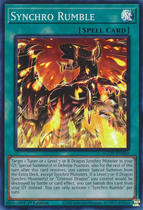 Synchro Rumble [AGOV-EN060] Super Rare - for just $0.50! 