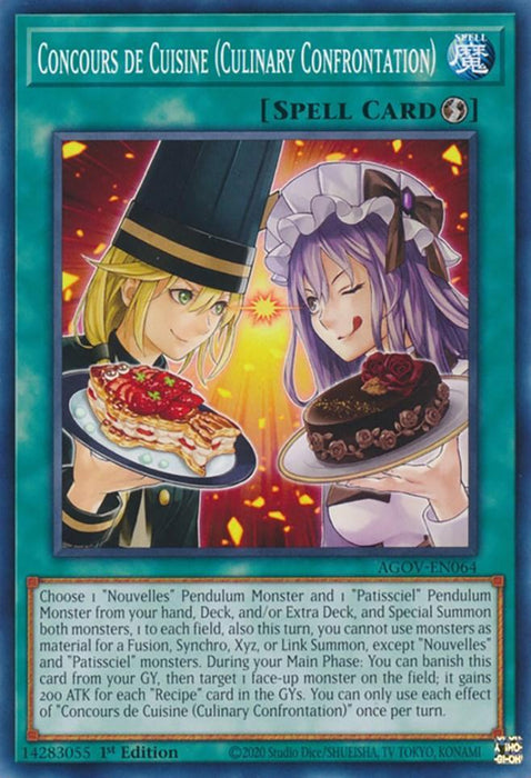 Concours de Cuisine (Culinary Confrontation) [AGOV-EN064] Common - for just $0.20! 