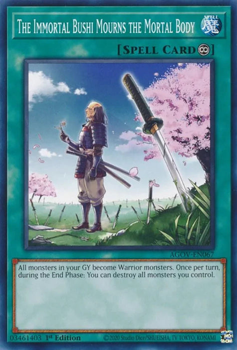 The Immortal Bushi Mourns the Mortal Body [AGOV-EN067] Common - for just $0.10! 