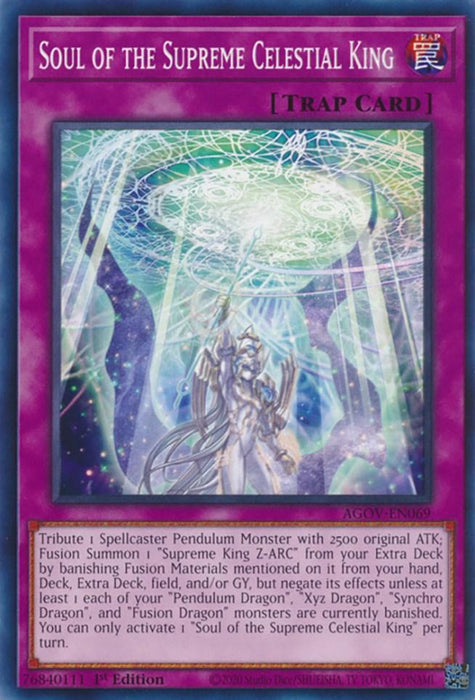 Soul of the Supreme Celestial King [AGOV-EN069] Common - for just $0.10! 