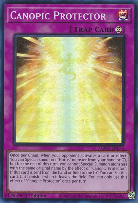 Canopic Protector [AGOV-EN076] Super Rare - for just $0.10! 