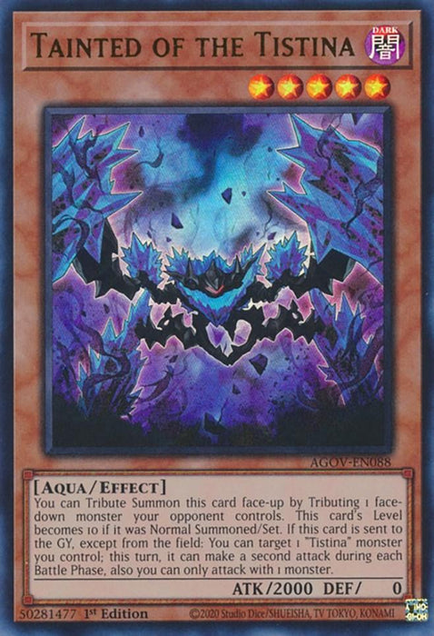 Tainted of the Tistina [AGOV-EN088] Ultra Rare - for just $0.10! 
