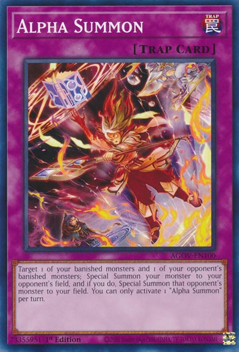 Alpha Summon [AGOV-EN100] Common - for just $0.10! 