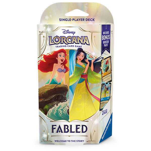 Disney Lorcana: Fabled - Ariel and Mulan (Amber/Sapphire) - for just $20! 