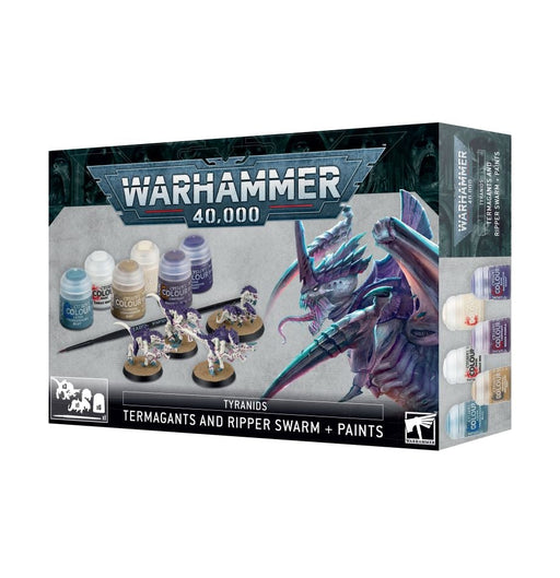 Warhammer 40K: Tyranids - Termagants and Ripper Swarm + Paints Set - Just $35! Shop now at Retro Gaming of Denver