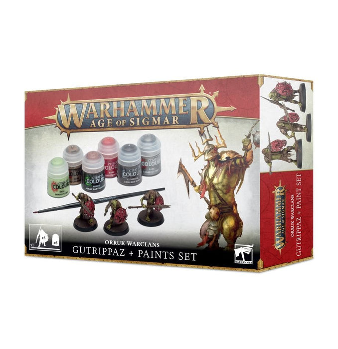Warhammer: Orruk Warclans Gutrippaz - Paint + Tools Set - for just $35! 