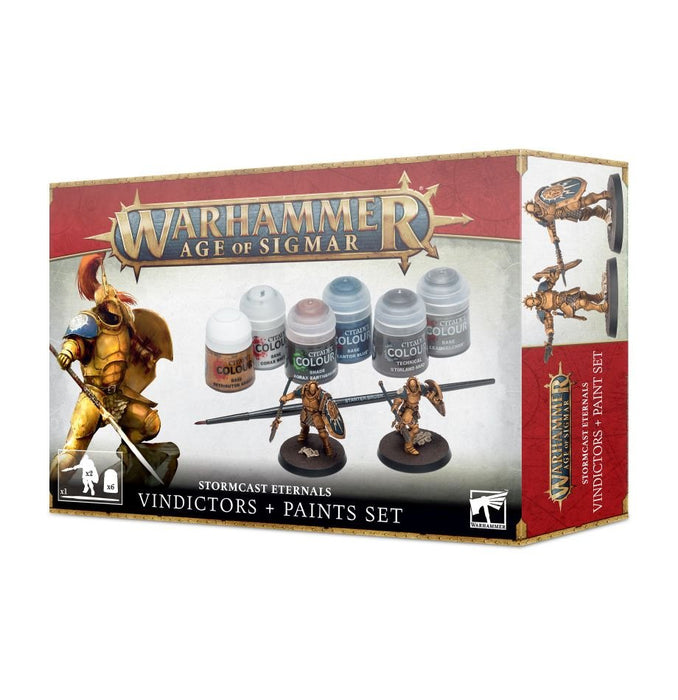 Warhammer: Stormcast Eternals Vindictors - Paint + Tools Set - for just $35! 